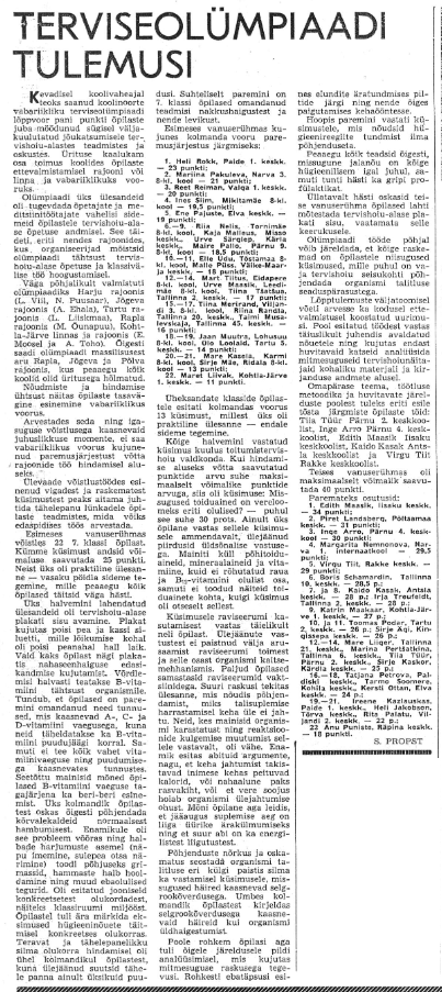 Nõukogude Õpetaja, nr. 15, 8 aprill 1972