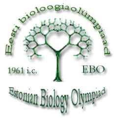 Eesti bioloogiaolümpiaadi logo.