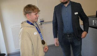 Loodusteaduste olümpiaadi noorema vanuseastme võitja Mattias Ilp