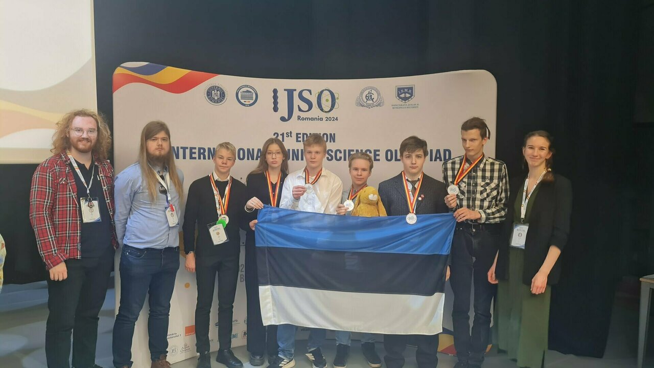 Eesti õpilased IJSO lõputseremoonial
