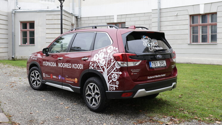IT-õpikoja Noored Koodi auto.